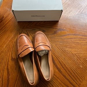 NIB Aldo brown loafers